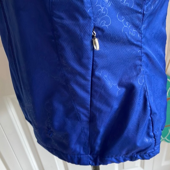 Fabulous royal blue Lopez vest with zip front and draw string bottom - Picture 6 of 16